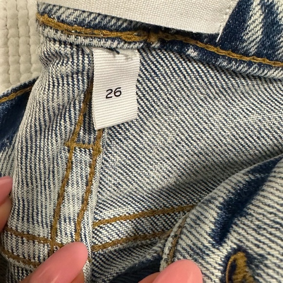 FRAME Le Nouveau Straight Raw Edge Lombard | Womens Straight - Picture 4 of 5